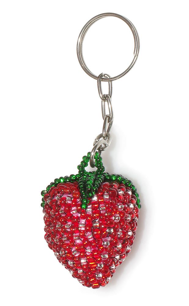 Kaufe Erdbeere Obst Schlüsselanhänger Zitrone Donut Gestrickter  Schlüsselanhänger Stricken Auto Schlüsselanhänger Autoschlüsselhalter