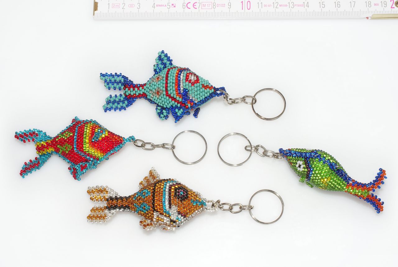 3 Farben Fischhaken Fisch Schlüsselanhänger Taschenanhänger - Temu Austria